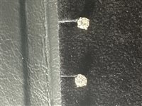 Orecchini Artigianale in Oro bianco Diamante OROR-51-253